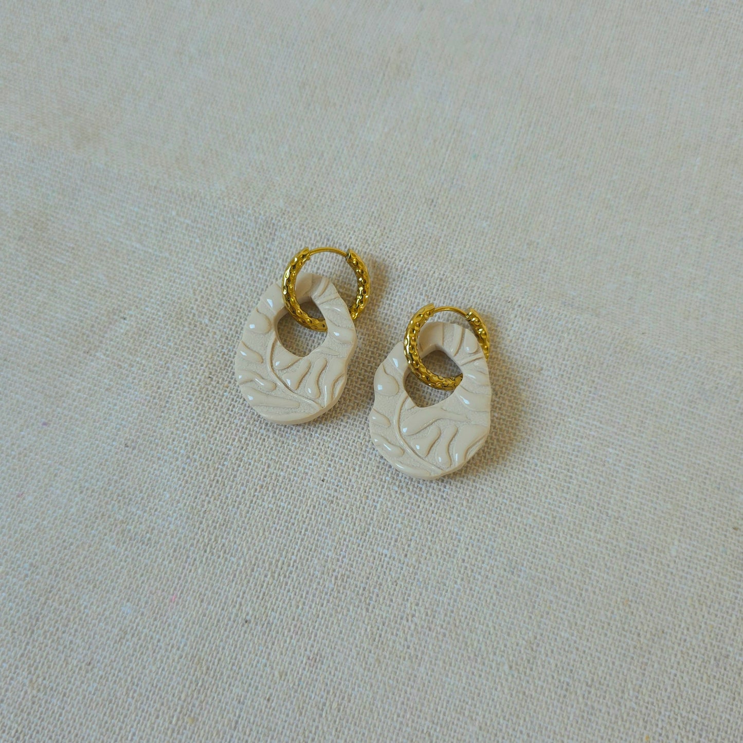 Earrings Coral Flora