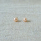 Earrings Peach Mini Pearl
