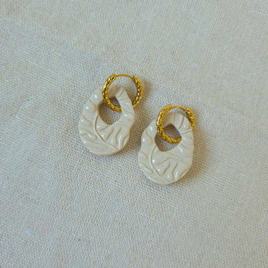 Earrings Coral Flora
