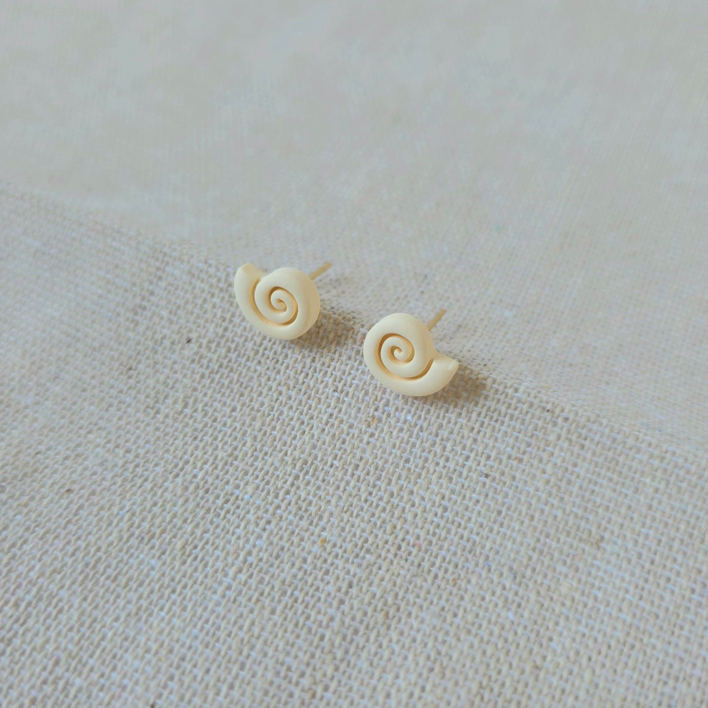 Earrings Ivory Spiral