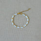 Bracelet Nacre Mosaic Gold